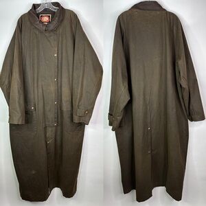 The Australian Outback Collection Oilskin Green Duster Rancher Jacket XXL